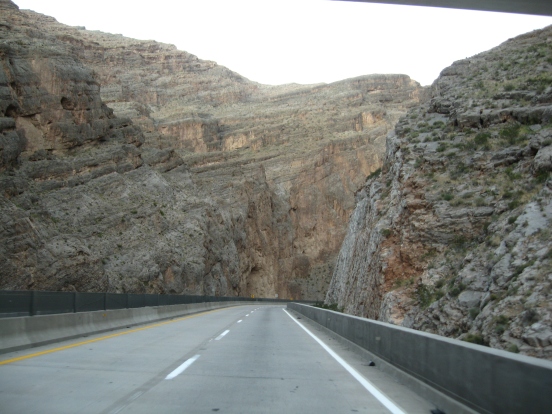 on the road between Las Vegas and Cedar Creek, UT
