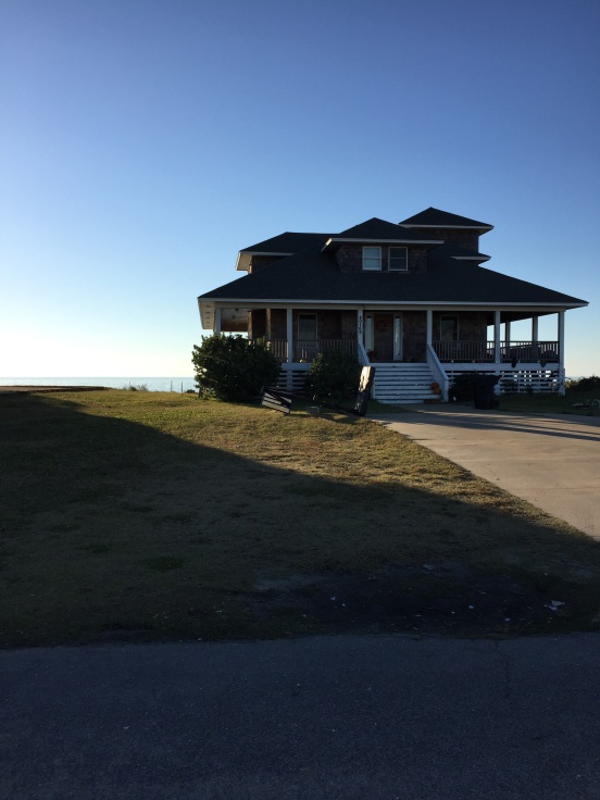cedar sided cape code style house with full wrap around porch - unobstructed views of the bay
