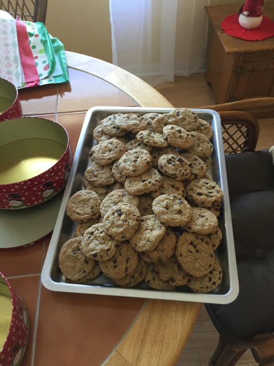 Family favorites, my famous Chocolate Chip cookies