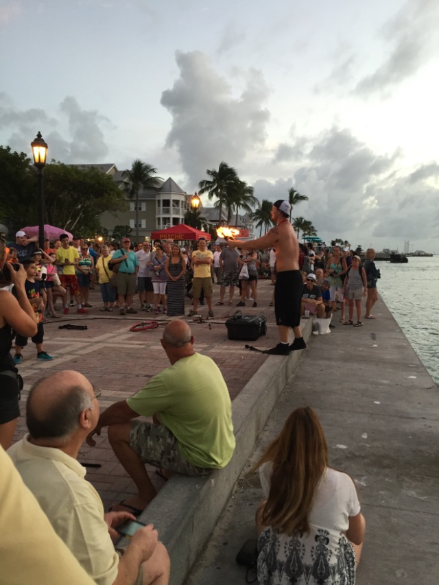 street entertainer Mallory Square