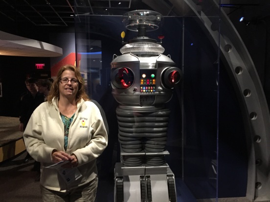 me with the robot from "Lost in Space" - one of my fav shows as a kid