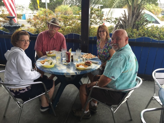 delish lunch at South Beach Grill in Wrightsville Beach
