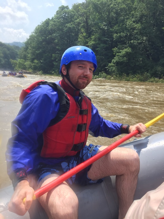 Derek - he has ONLY rafting his section of this river, it was the first time for the rest of us