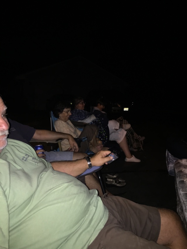 a fun thing we decided to do was movies on the driveway! It was a great idea - kids and adults both loved it!