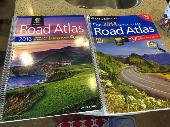 No - your eyes do not deceive you - a new atlas! Bill inherited the old one for the truck! 